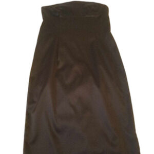 Blossom Y2K Black basic witchcore mob wife Vampy Cocktail Dress Vintage Large